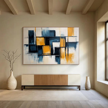 Contemporary Abstract Art for Corporate Lobby & Trendy Café SC591