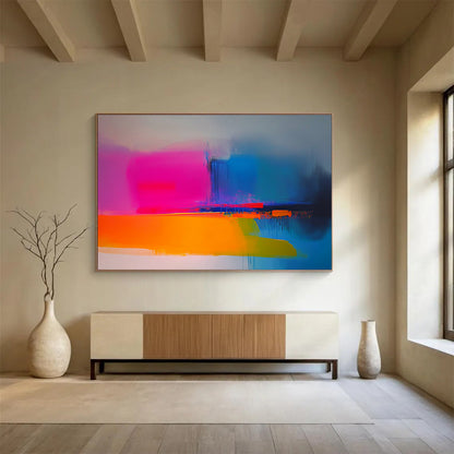 Vivid Color Block Art for Fashion - Forward Store & Art - Themed Restaurant SC149