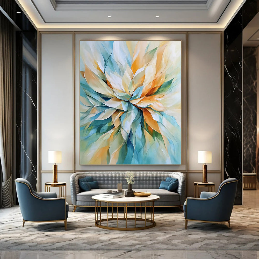 Abstract Flower Art for Bedroom & Living Room STSC670