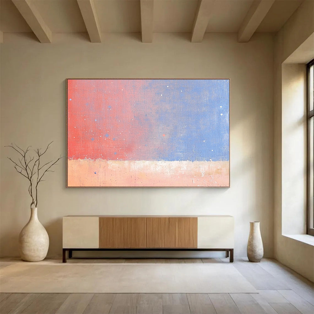 Red and Blue Gradient Art for Modern Gallery & Creative Studio SC366