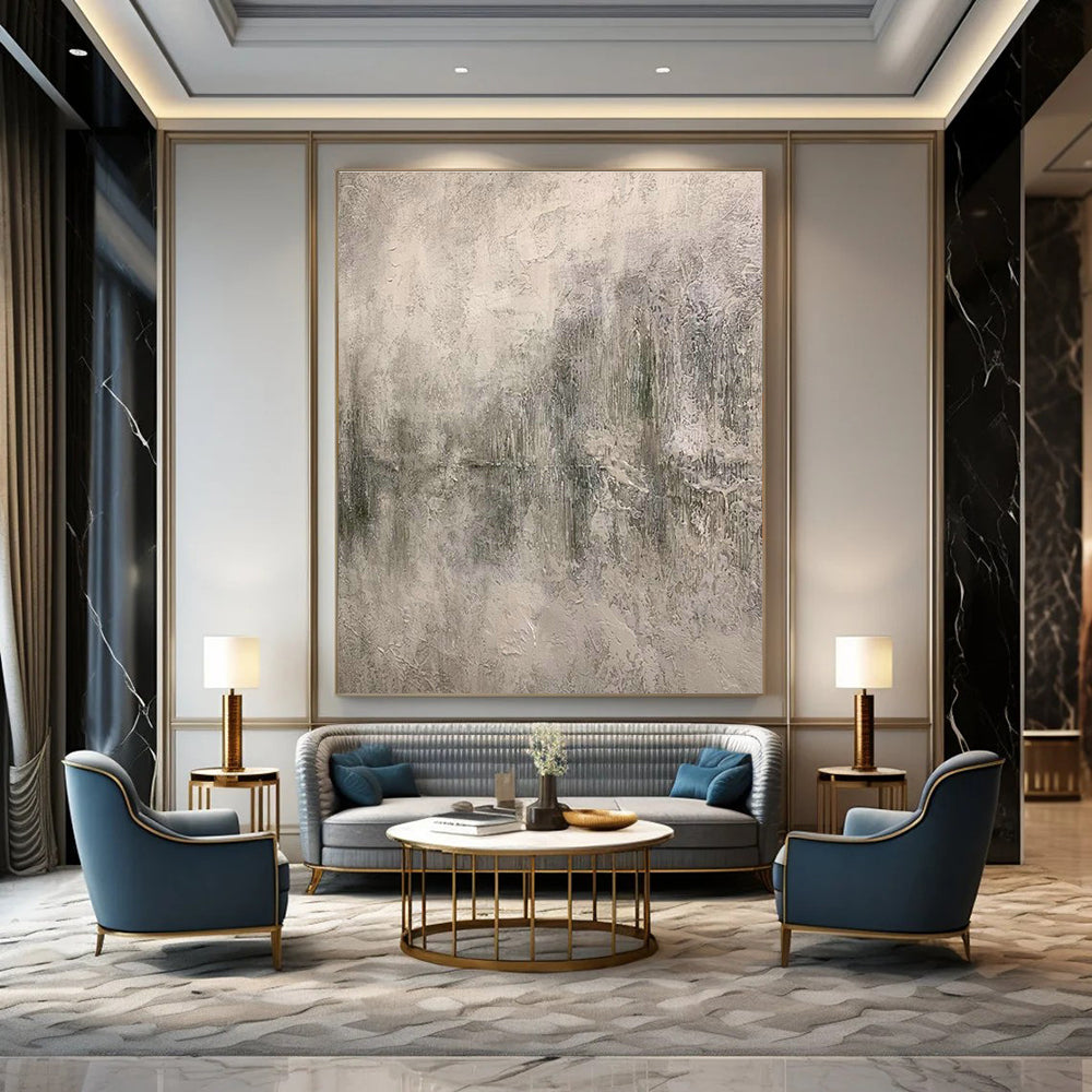 Light Gray Texture Art for Minimalist Home Office Backdrops DLZ0192