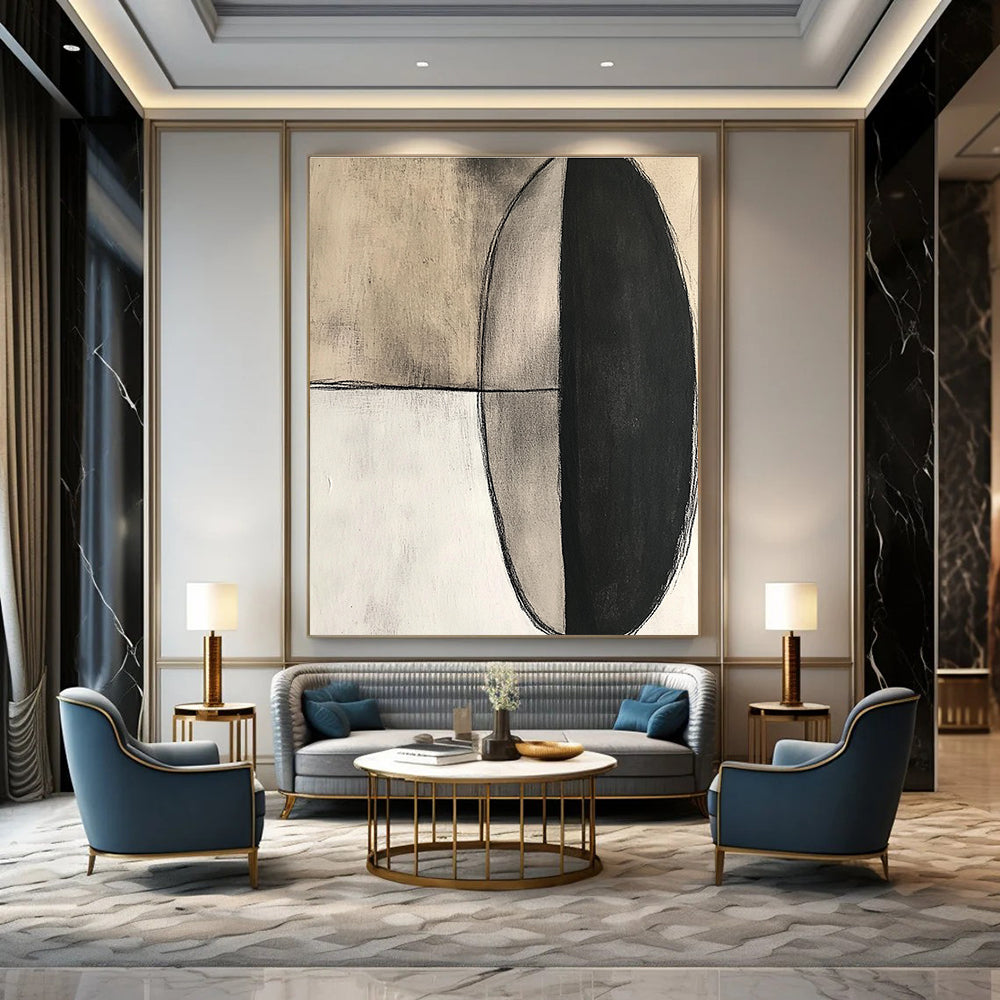 Minimalist Shape Art for Gallery & Lounge STSC663