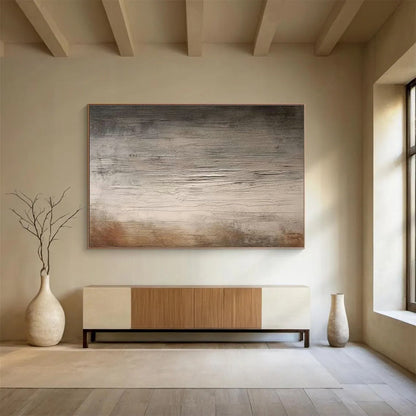 Edgy Textured Grey - Brown Art for Industrial - Style Loft Cool Vibes DLZ2711