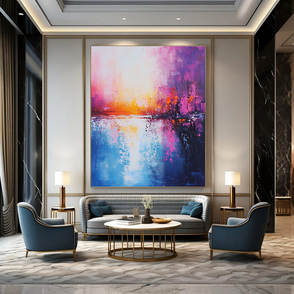 Dreamy Sunset Reflection for Romantic Dining Room & Lakeside Cottage STSC265