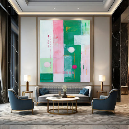 Colorful Geometric Abstract for Playful Kids’ Area & Modern Café STSC325