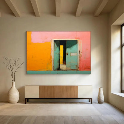 Color - Clash Doorway Abstract for Eclectic Entryway DLZ3025