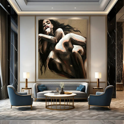 Abstract Figure Art for Avant - Garde Café & Art Studio DLZ2331