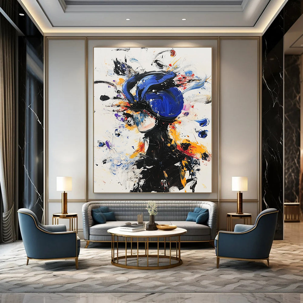 Colorful Abstract Figure for Creative Kids’ Room & Eclectic Home STSC636