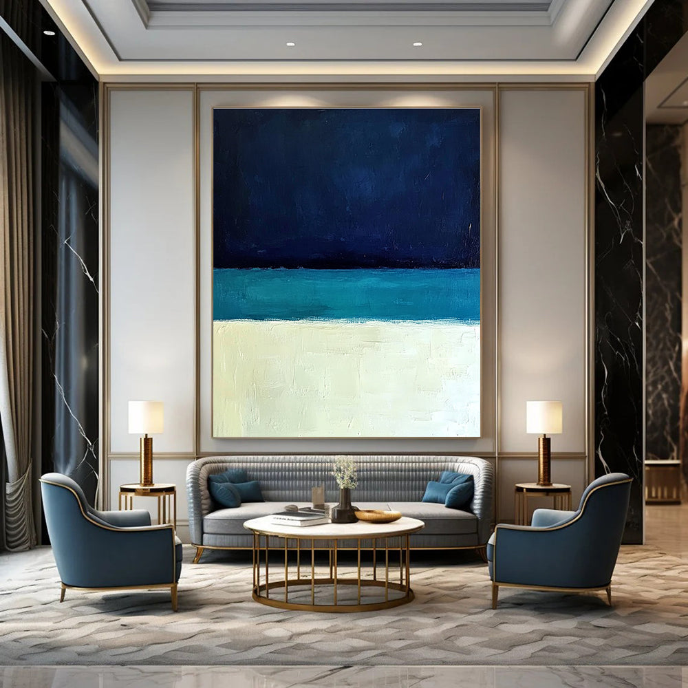 Minimalist Sea Layers for Contemporary Office & Modern Home Decor STSC884