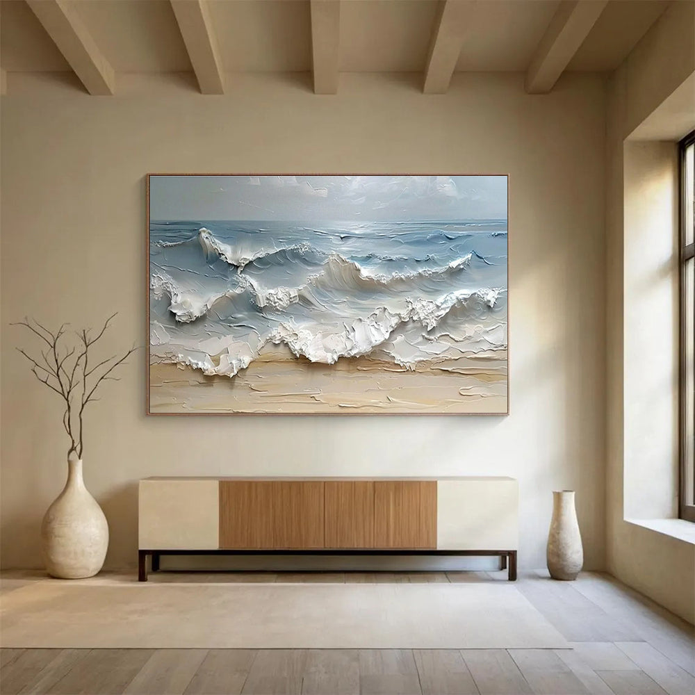 Sea Wave Relief Art for Nautical - Themed Yacht Club Bars DLZ3180