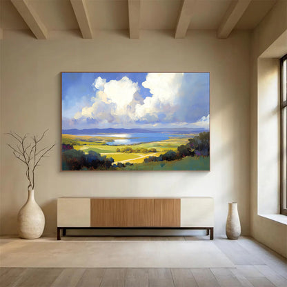 Peaceful Countryside Art for Farmhouse & Lakeside Cottage SC584
