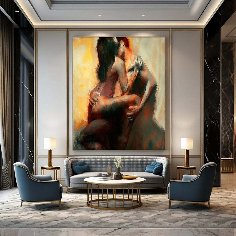 Stupendous Custom - Made Abstract Canvas for Office & Cottage DLZ2333