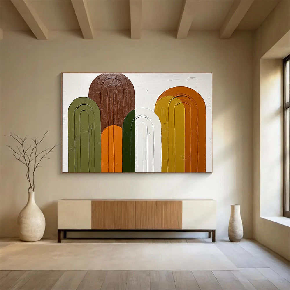 Vibrant Abstract Art for Modern Living Room & Creative Office SC590
