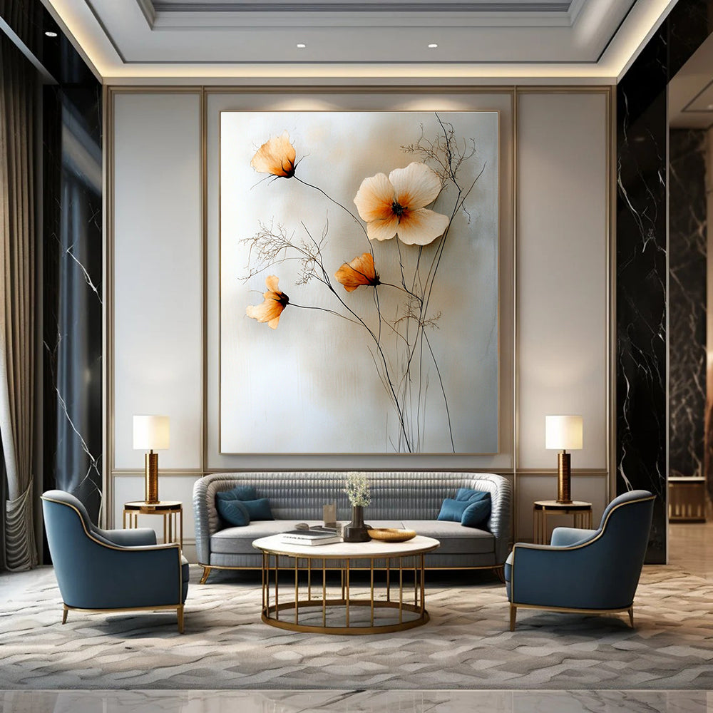 Natural Dried Flower Art for Conservatory & Home Library STSC058