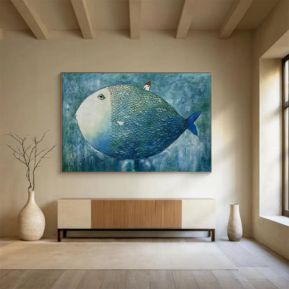 Fish - House Creative Art for Whimsical Children’s Bedroom Play Corners DLZ2602