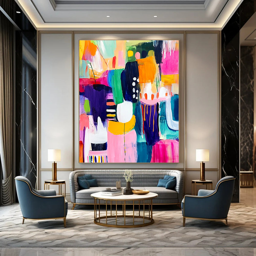 Vibrant Abstract Forms for Playful Kids’ Creativity Zone & Art - Loving Café STSC1219