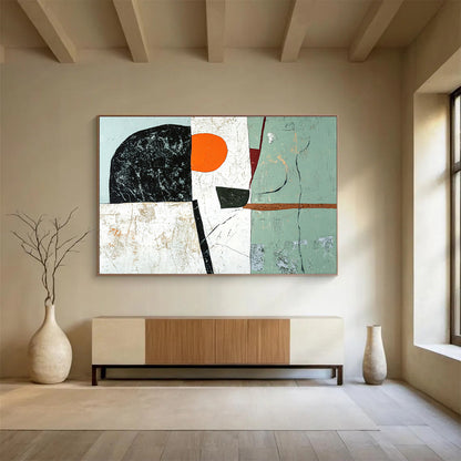 Abstract Geometric Shapes Art for Modern Office & Contemporary Art Gallery SC192