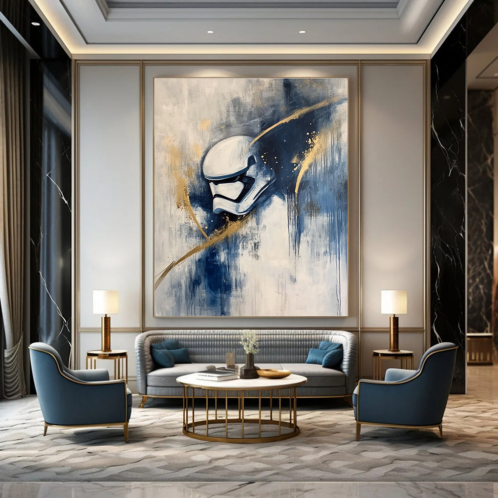 Pop - Culture Abstract Helmet Art for Game Room & Man Cave STSC667