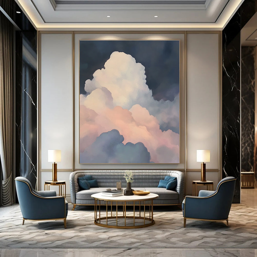 Soft Colorful Clouds Art for Romantic Home Bedroom & Sky - Gazing Café STSC1036