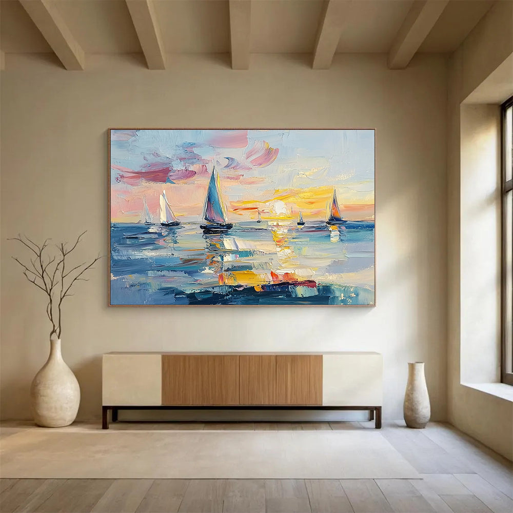 Lively Seaside Art for Resort Lobby & Tropical Café SC606