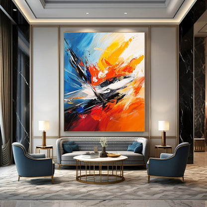 Dynamic Colorful Abstract Art for Studio & Lounge STSC703