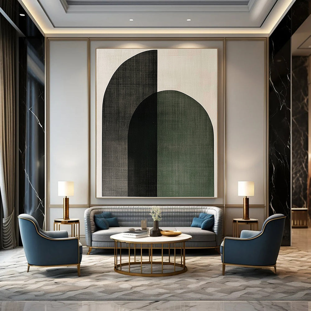 Textured Arches for Contemporary Home Hallway & Architectural Studio STSC1074