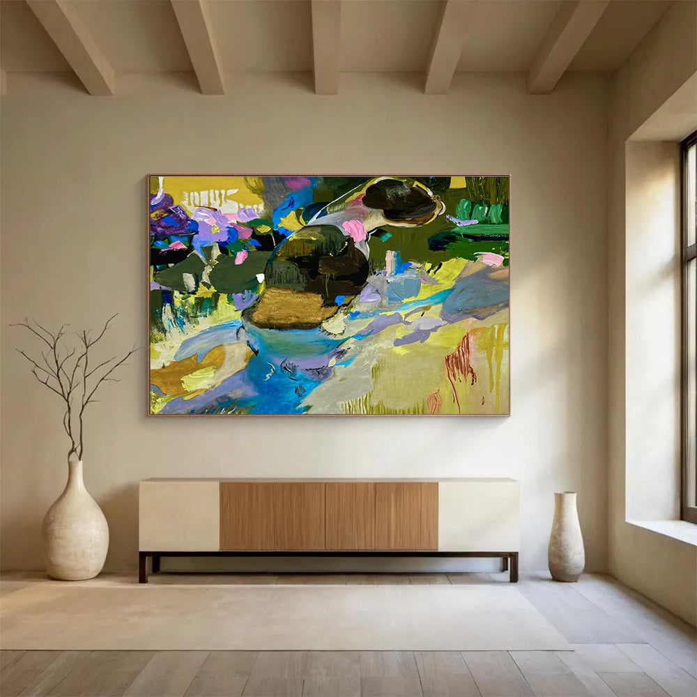 Colorful Animal Abstract Art for Family - Friendly Restaurant Kids’ Zones DLZ3307