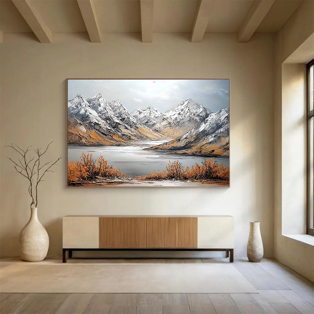 Rustic Alpine Art for Ski Resort & Mountain Lodge SC611