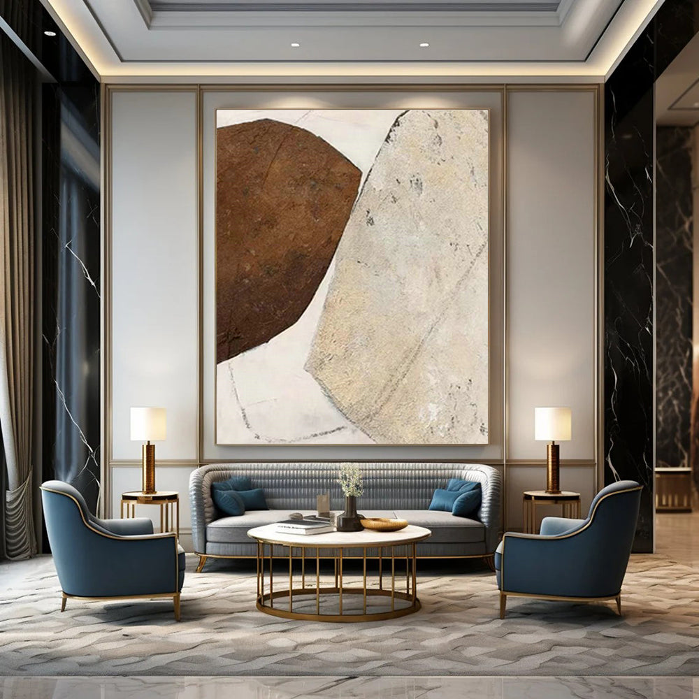 Two - Tone Stone - Texture Art for Industrial Café Wall Statements DLZ0265