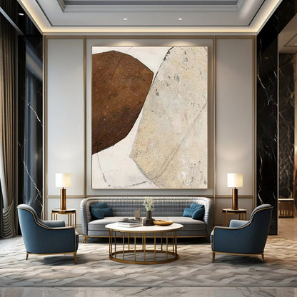 Two - Tone Stone - Texture Art for Industrial Café Wall Statements DLZ0265