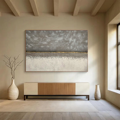 Gray - Gold Decorative Art for Industrial - Style Loft Offices DLZ2556