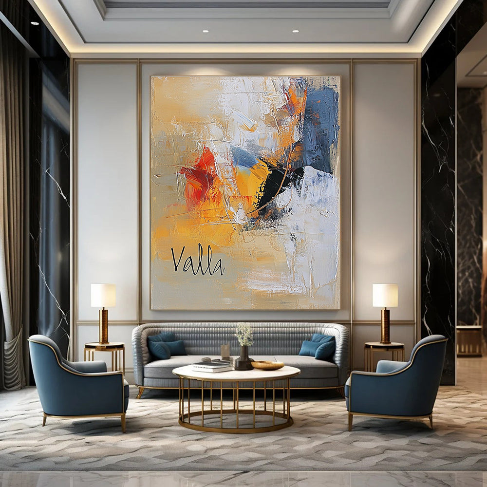 Valla's Abstract for Modern Art Studio & Sophisticated Home Office STSC580