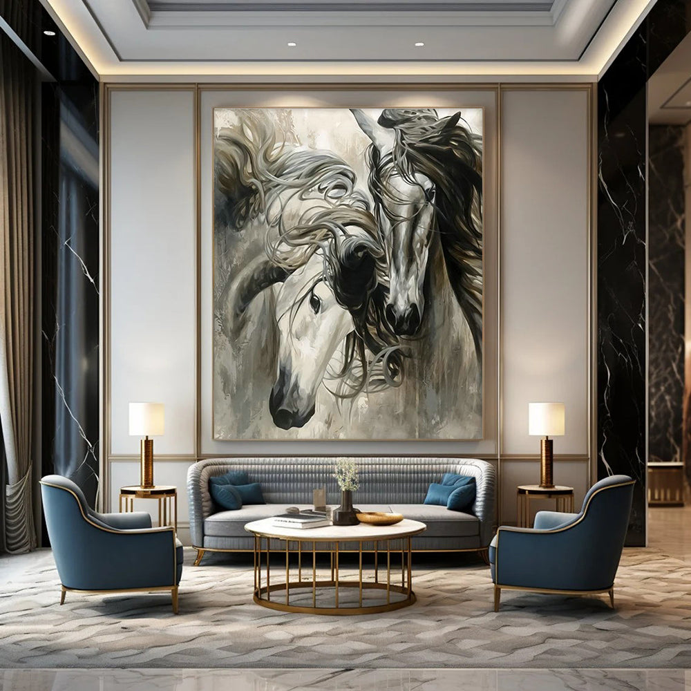 Majestic Horses Art for Horse Ranch & Living Room DLZ2344