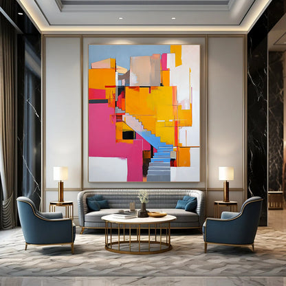 Architectural Abstract Art for Patio & Garden Room STSC668