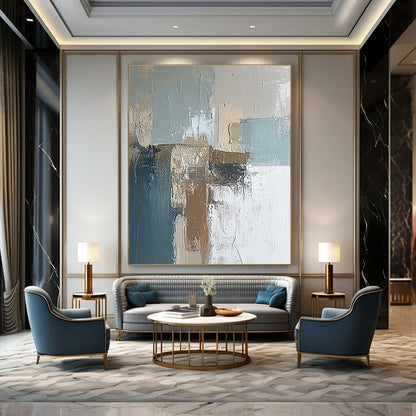 Mixed - tone Abstract Composition for Modern Office & Minimalist Home STSC650