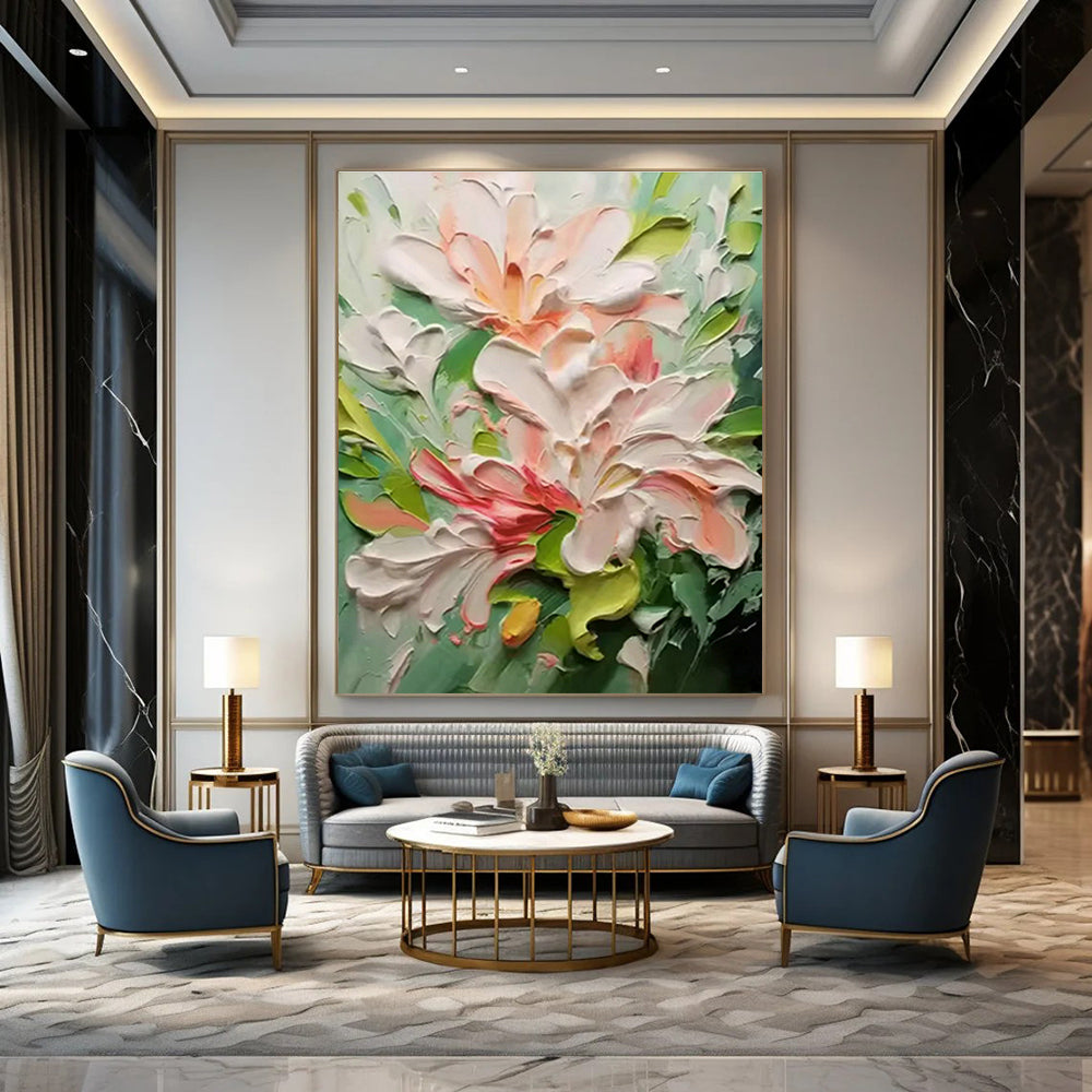 Colorful Flower Relief Art for Garden - View Conservatory & Botanical Café DLZ1403