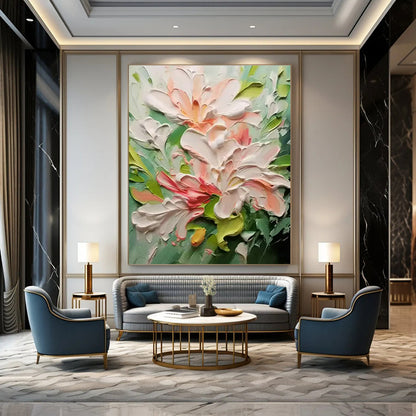 Colorful Flower Relief Art for Garden - View Conservatory & Botanical Café DLZ1403
