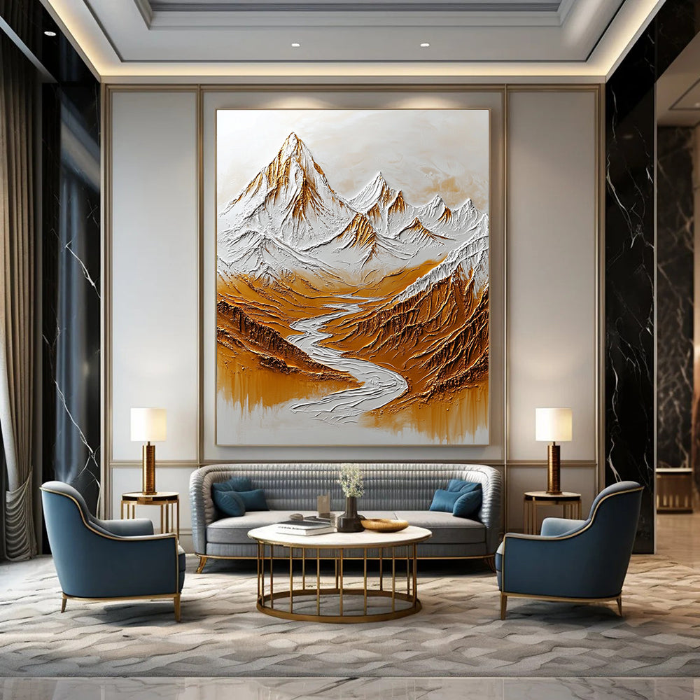 Opulent Landscape Art for Luxury Hotel Lobby & Mansion Study STSC003