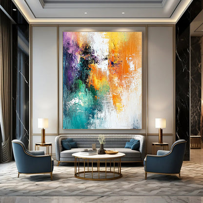 Colorful Abstract Fusion for Vibrant Restaurant & Creative Studio STSC417