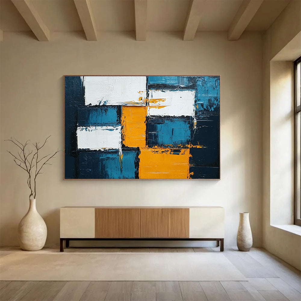 Color - Blocked Squares Art for Creative Studio & Contemporary Gallery SC122