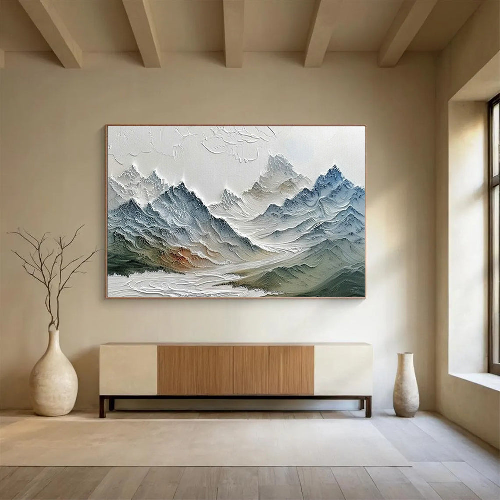 3D Mountain Relief Art for Grand Foyer with Nature Vibe DLZ2837