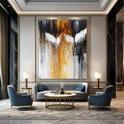 Abstract Winged Figure for Inspirational Office & Art - Themed Studio STSC203