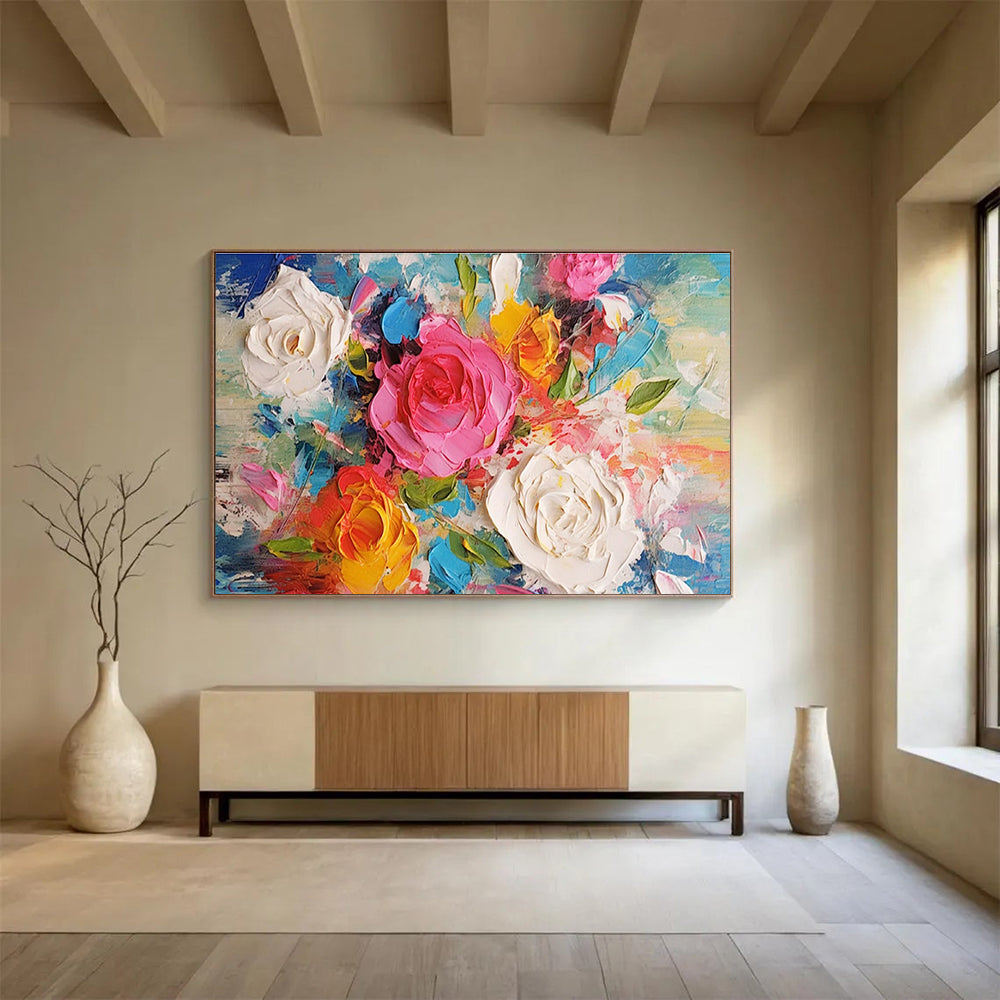 3D Floral Relief Art for Romantic Wedding Venue Ceremony Backdrops DLZ3268