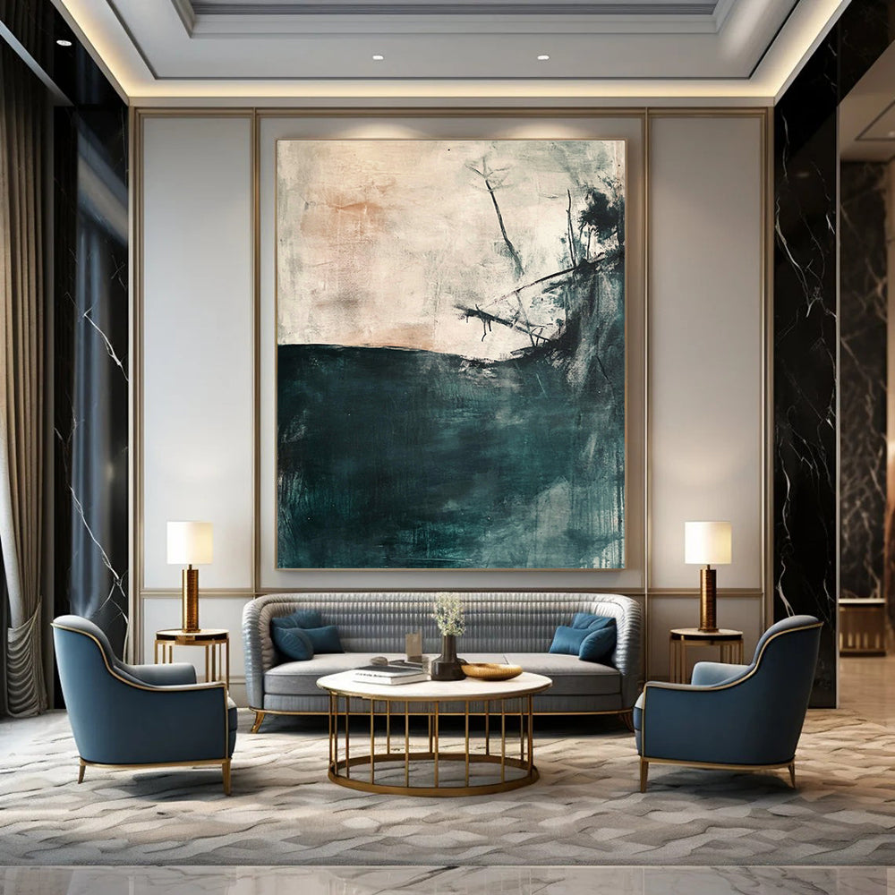 Monochromatic Landscape for Modern Art Gallery & Minimalist Study STSC276