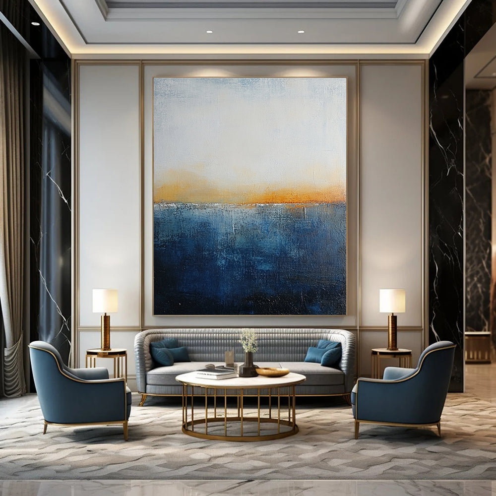 Minimalist Sunset Sea for Coastal Home & Modern Apartment STSC109