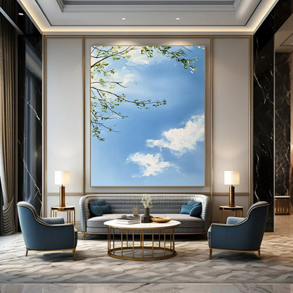 Tree Branches and Sky for Nature - Inspired Living Room & Relaxing Spa STSC1195