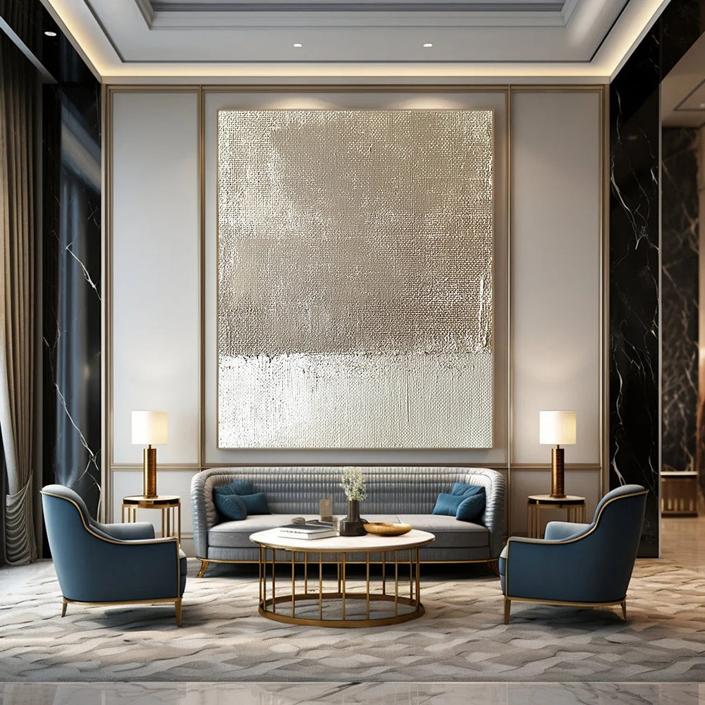 Textured Neutral Abstract for Modern Bedroom & Serene Meditation Space STSC565