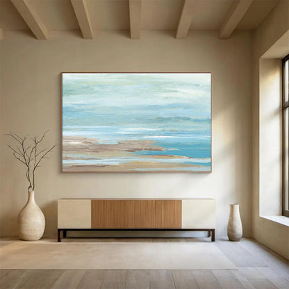 Fresh Beach Abstract Art for Relaxing Sunroom DLZ2805