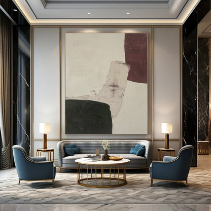 Color Block Abstract Art for Contemporary Home & Art Gallery DLZ1159