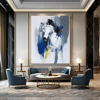 Dynamic Equine Art for Equestrian Club & Modern Studio STSC036